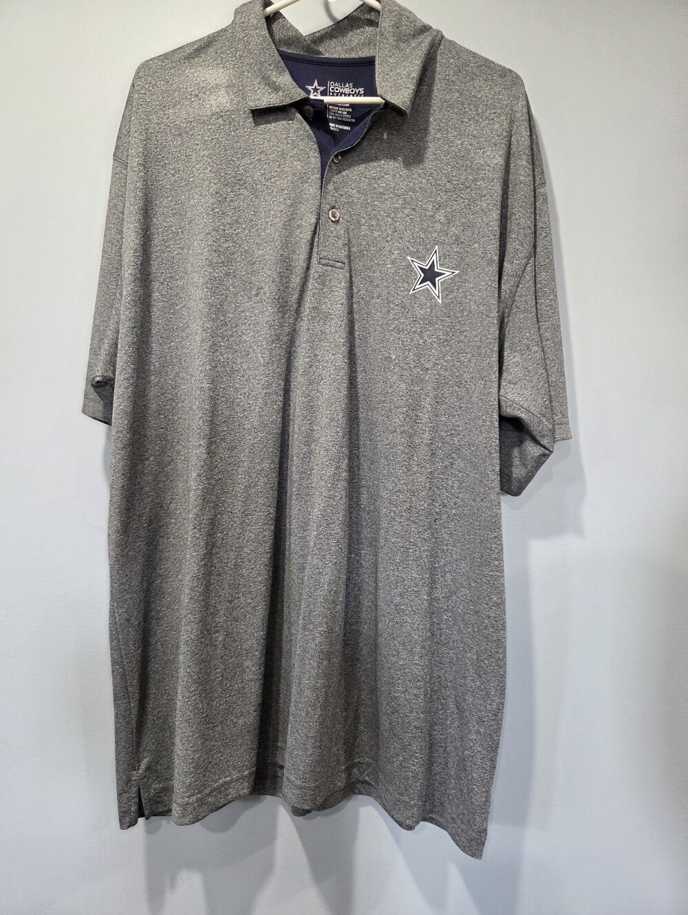 NFL Dallas Cowboys Authentic Mens 2XL Polo Shirt